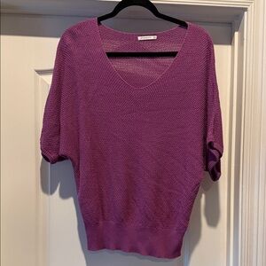 Staccato Women's V-Neck Sweater in Rich Purple